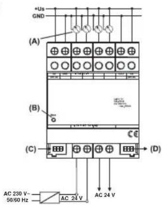 BERKER 75424004 - Schéma de connexion - 1
