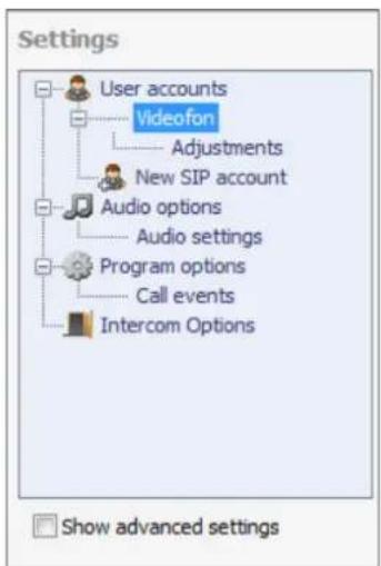 HAGER RTS001X - Call settings menu - 3