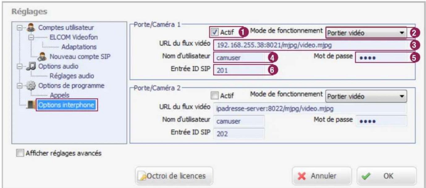 HAGER RTS001X - Reprendre les informations de l'entrée/camera - 1