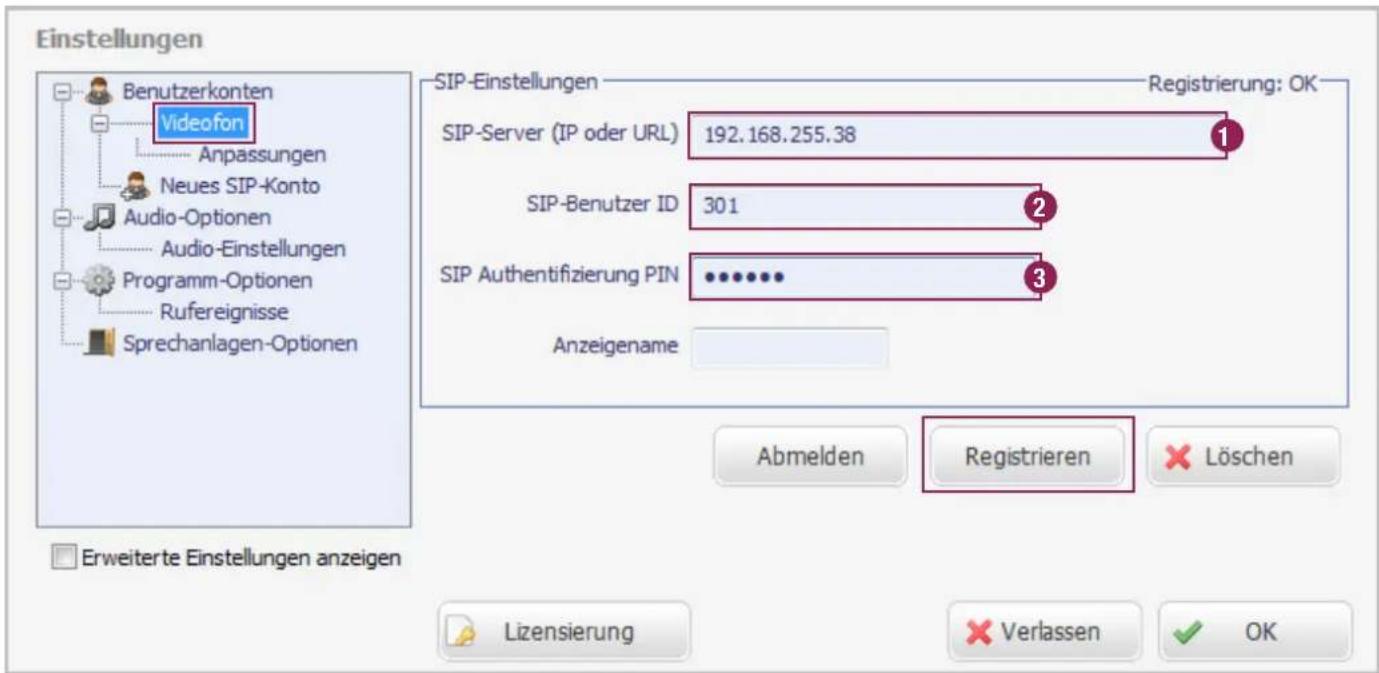 HAGER RTS001X - Benutzerkonten-Einstellungen übernehmen und Konto anmelden - 1