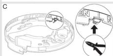 HAGER TP303B - Fixation - 2