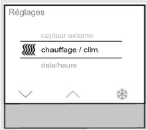 HAGER WHT74004Q - Fonctionnement chauffage/climatisation : - 1