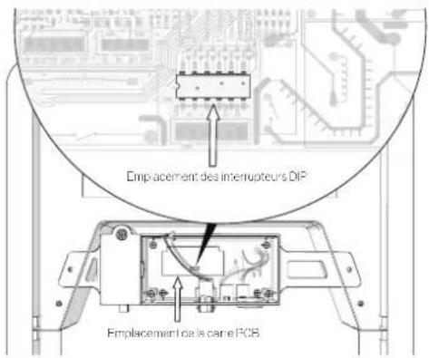 Furrion FACT12CAPS - Emplacement du commutateur DIP - 2