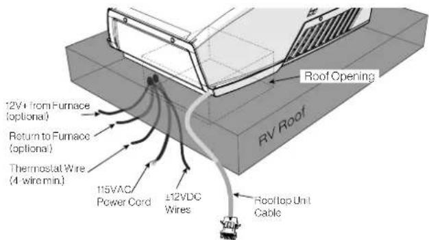 Furrion FACT12CAPS - Installing the Air Distribution Box - 2