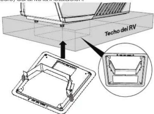 Furrion FACT12CAPS - Instalación de la caja de distribución de aire - 4