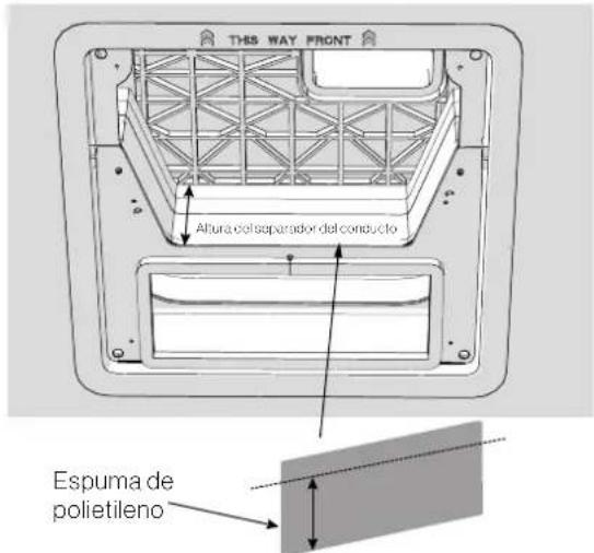Furrion FACT12CAPS - Instalación de la caja de distribución de aire - 9