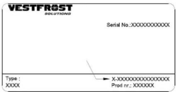 VESTFROST VFS 048 SDD - 零件 - 1