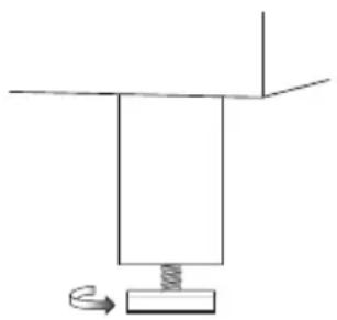 VESTFROST VFS 048 SDD - Pies ajustables - 1