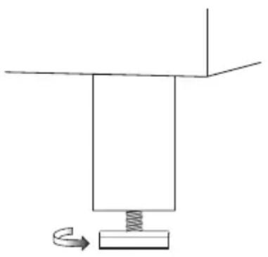 VESTFROST VFS 048 SDD - Adjustable feet - 1