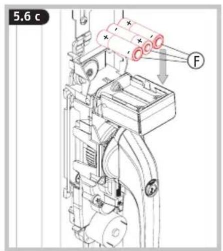 ABUS FSA3550 - Indicaciones de las pilas - 3