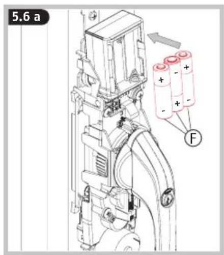 ABUS FSA3550 - Indicaciones de las pilas - 1