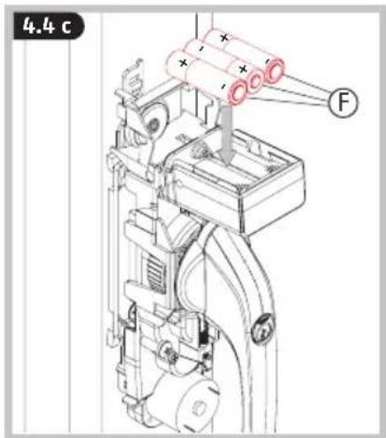 ABUS FSA3550 - Indicaciones de las pilas - 3