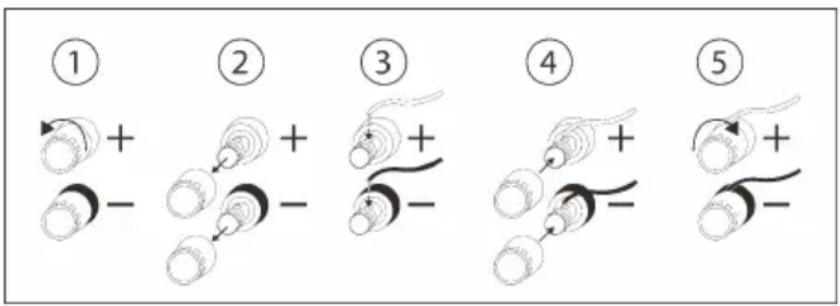 ① + - ② + - ③ + - ④ + - ⑤ + -