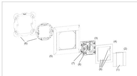 HAGER WHT40203B - system link - Chargement de l'adresse - 1