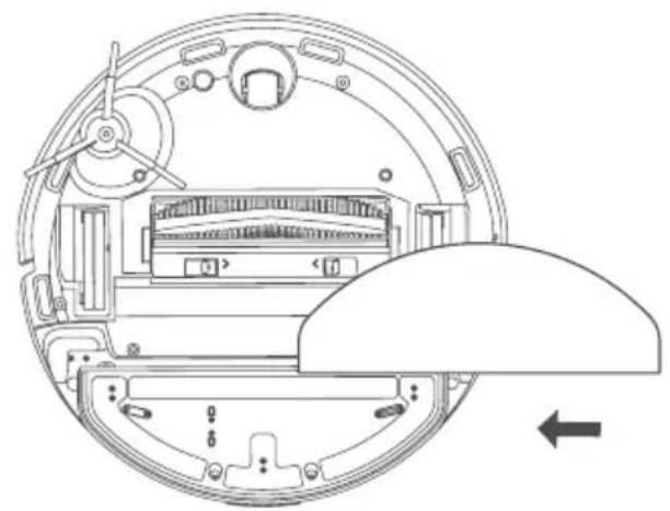 ZACO M1S - Installazione del serbatoio dell'acqua pulita e del mocio - 1