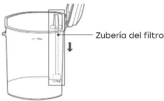 ZACO M1S - Tubería del filtro del depósito de agua limpia - 3