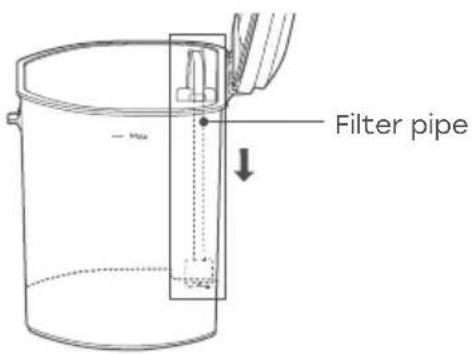 ZACO M1S - Filter pipe of clean water tank - 3