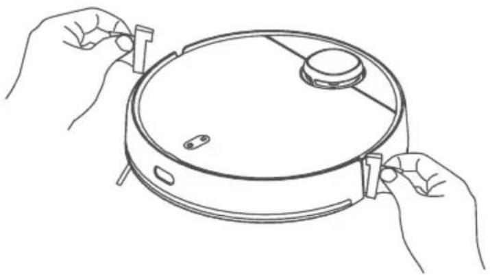 ZACO M1S - Rimuovere le protezioni anticollisione - 1