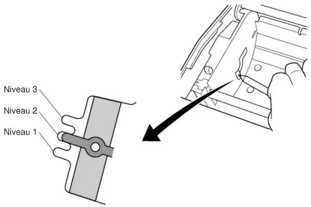 Star Micronics TSP847L - Réglage du capteur de fin de rouleau - 1