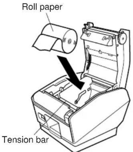 Star Micronics TSP847L - Loading the Roll Paper - 4