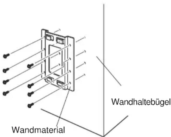 Star Micronics TSP847L - 1-2-2. Anbringen des Bügels für Wandanbringungsmodell - 1