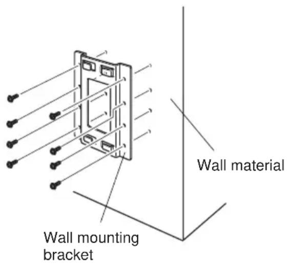 Star Micronics TSP847L - 1-2-2. Mounting the bracket for the wall mount model - 1