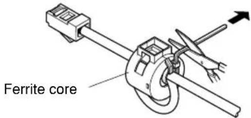 Ferrite core