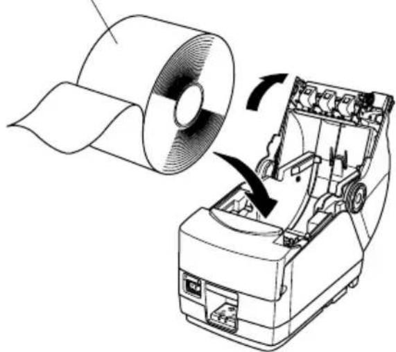 Star Micronics TSP1043U - 6-1. Chargement du rouleau de papier - 2