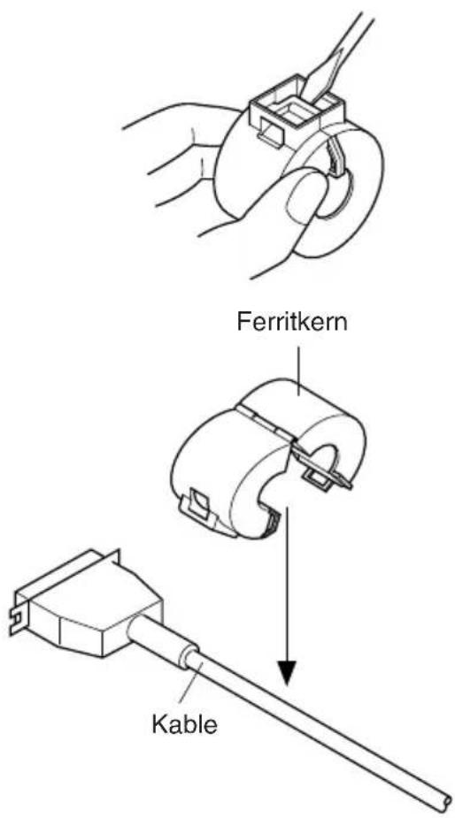 Ferritkern Kable