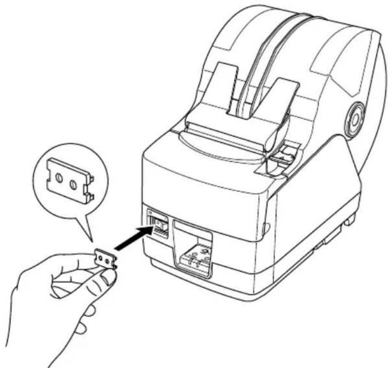Star Micronics TSP1043U - 4-6. Installazione mascherina dell'interruttore - 1
