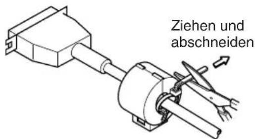 Ziehen und abschneiden