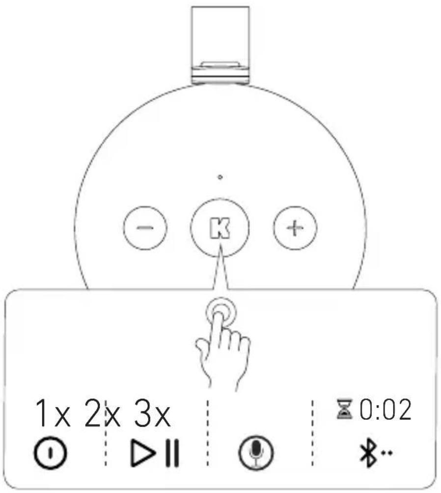 Kreafunk aCOUSTIC - ACTIVAR MANUALMENTE EL MODO DE CONEXIÓN CON BLUETOOTH® - 2