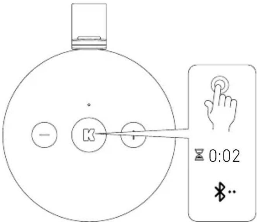 Kreafunk aCOUSTIC - ACTIVAR MANUALMENTE EL MODO DE CONEXIÓN CON BLUETOOTH® - 1