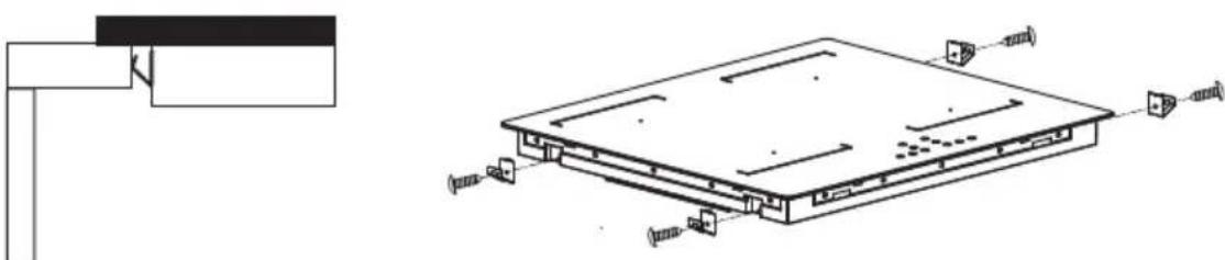 SIGNATURE STI4F2FLEX - Locating the fixing brackets - 1