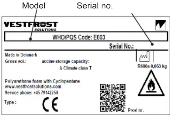 VESTFROST VLS 096A RF SDD - Repuestos - 1
