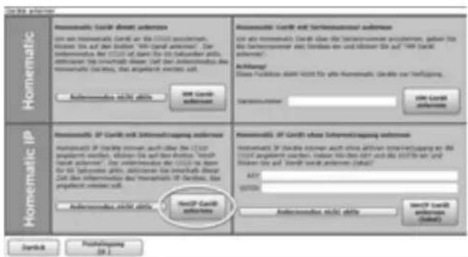 Homematic IP HmIPWWGD - Enregistrement dans la centrale CCU3 - 2