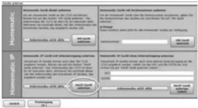 Homematic IP HmIPWWGD - Accoppiamento con la centralina CCU3 - 2