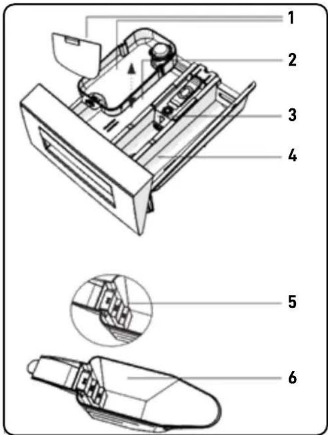 Avanti FLW22V0W - Detergent Drawer - 2