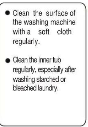 Avanti SLTW37D0W - CLEANING YOUR WASHER - 3