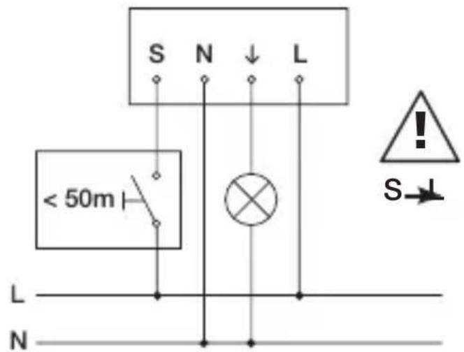 STEINEL MD IR 4360 - Schemă de conexiuni COM1 Sub tencuială - 1