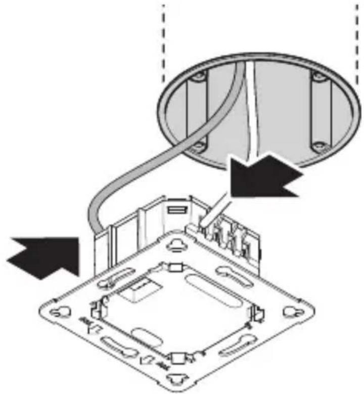 STEINEL MD IR 4360 - Montážny postup pri podomietkovej montáži - 4