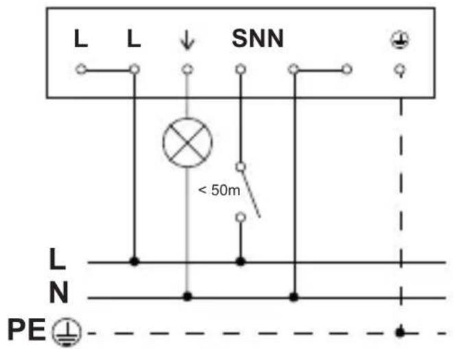 L L ↓ SNN < 50m L N PE ⊥ - - - - - - - - - - - - - - - - - - - - - - - - - - - - - - - - - - - - - - - - -