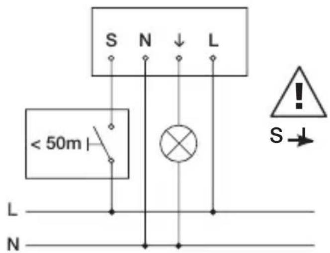 STEINEL MD IR 4360 - Schakelschema COM1 inbouw - 1