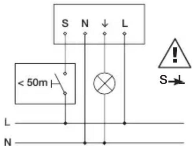 STEINEL MD IR 4360 - Diagrama electrónico COM1 empotrado - 1