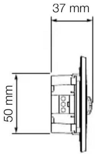STEINEL IR Micro Office DALI2 - Dimensiuni produs IR Micro Office DALI-2 APC UP - 2