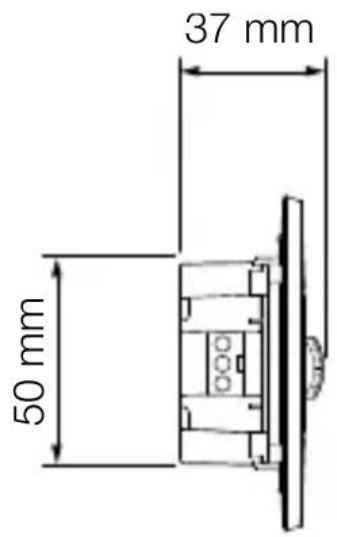 STEINEL IR Micro Office DALI2 - Medidas IR Micro Office DALI-2 APC UP - 2