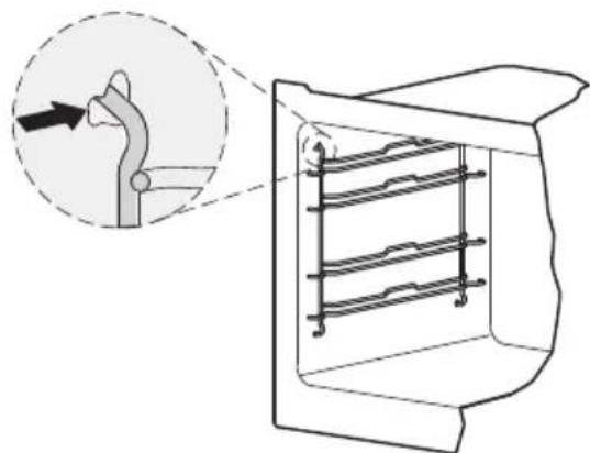 V-ZUG Combair SLP 60 - Retirer et replacer la grille de guidage - 1