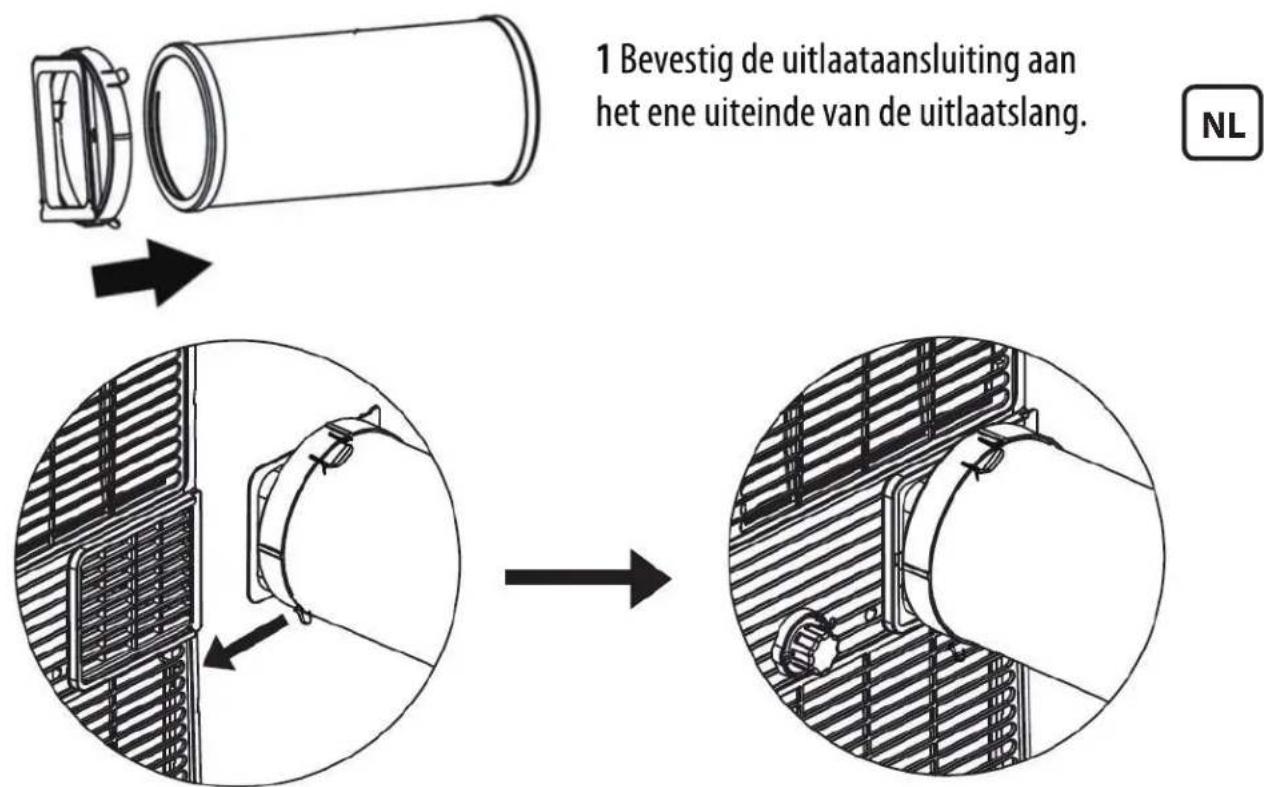 PROLINE PAC1800 - De uitlaatslang installeren - 1