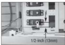 Hangar 9 P47D Thunderbolt 20cc - INSTALLAZIONE DEI SERVO DI ELEVATORE E110. MONE - 4