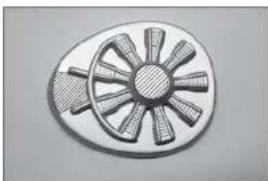 Hangar 9 P47D Thunderbolt 20cc - → Trim the Radial Engine, GAS ONLY. - 2
